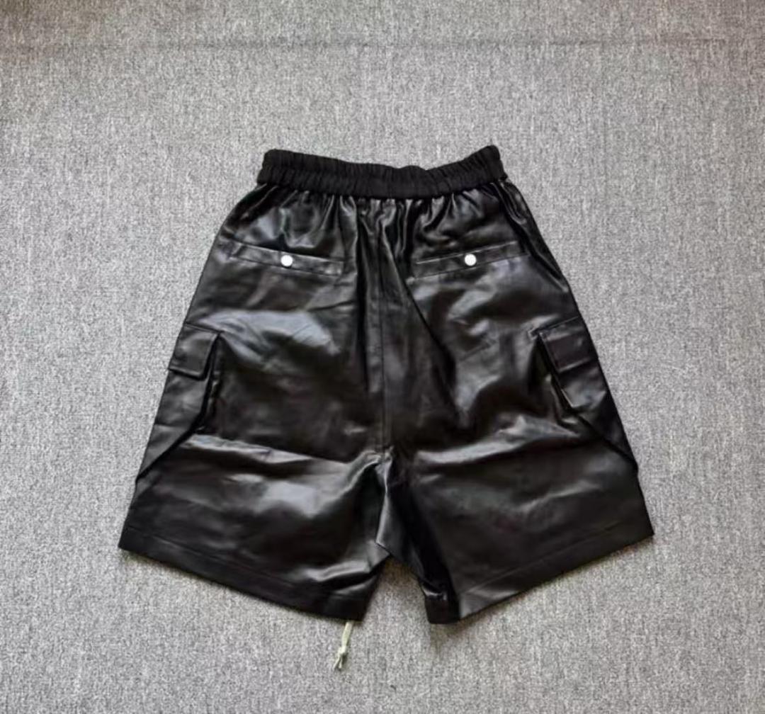 Rick Owens カーゴショーツ 黒 Rick Owens 22SS サルエルカーゴショーツ ハーフパンツ ショーツ