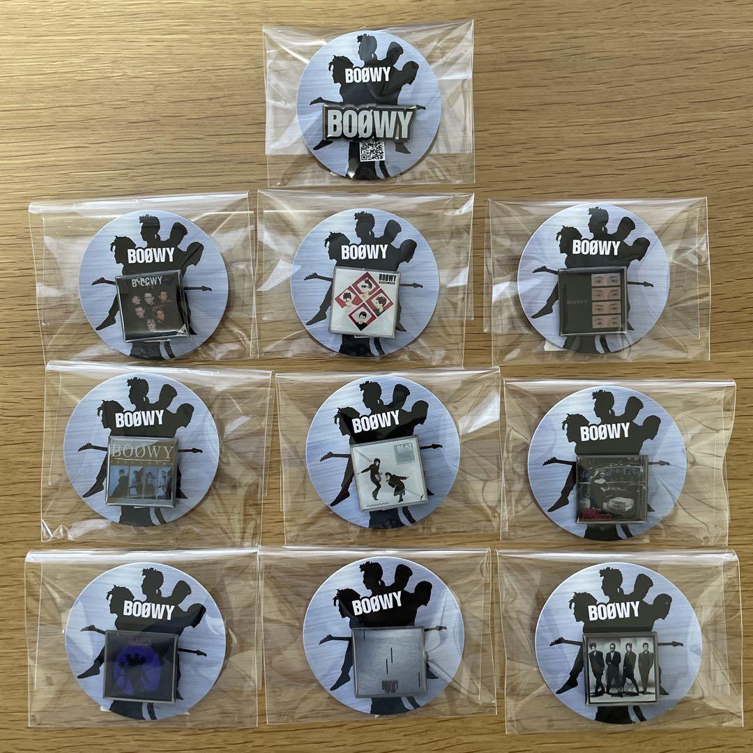 BOØWY　ピンズカプセル　全10種　ガチャ