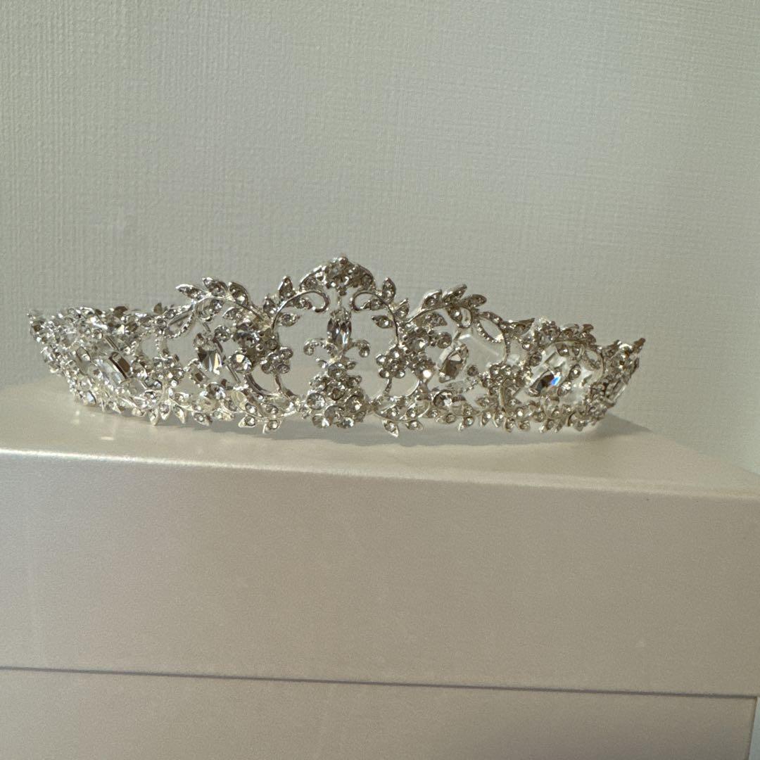 ANNAN WEDDING シルバー ティアラ ANNAN WEDDING シルバー ティアラ ヘッドドレス