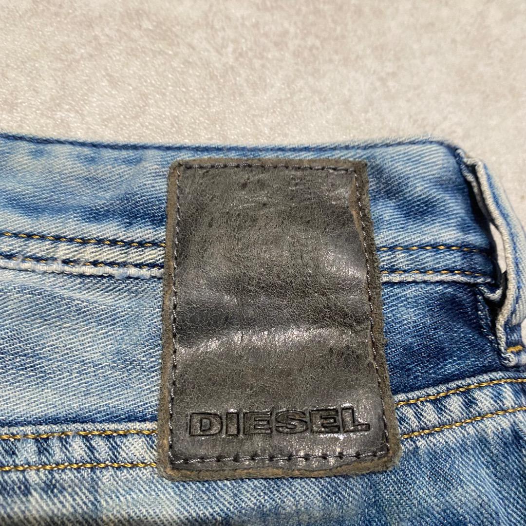 DIESEL イタリア製 W30 y2k ボタンフライ 色落ち フレアデニム