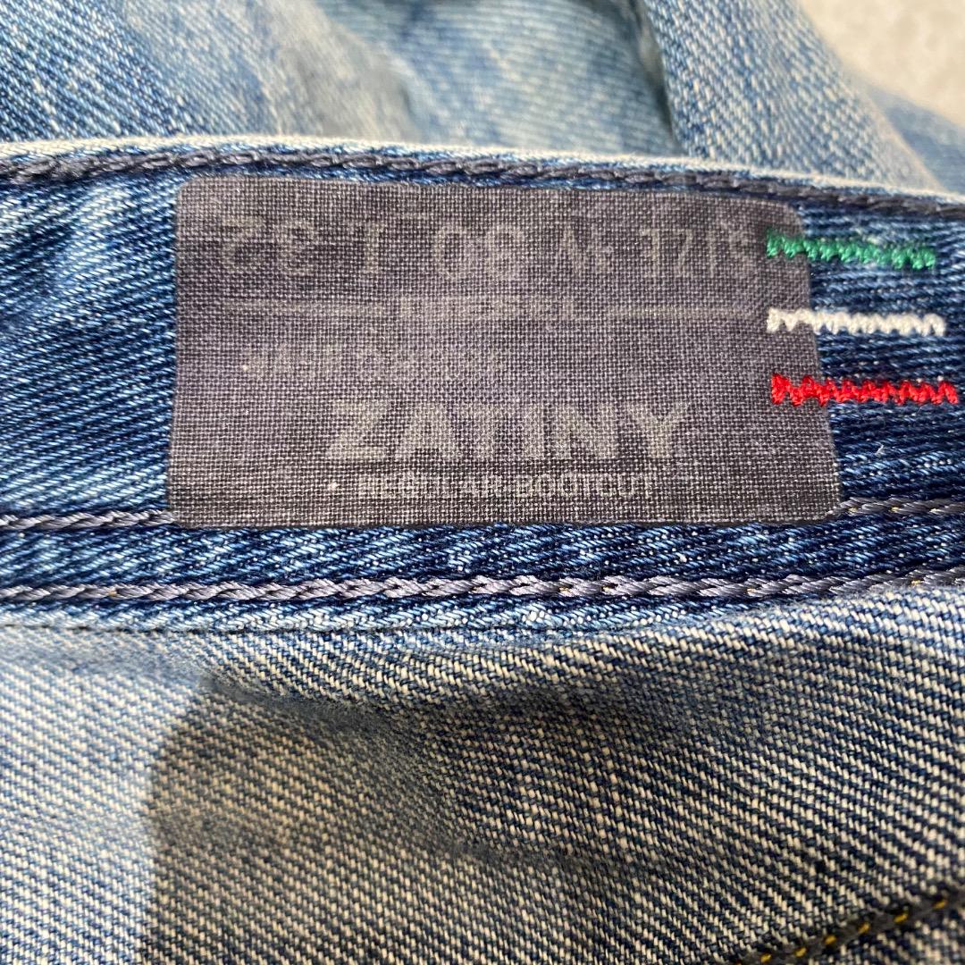 DIESEL イタリア製 W30 y2k ボタンフライ 色落ち フレアデニム