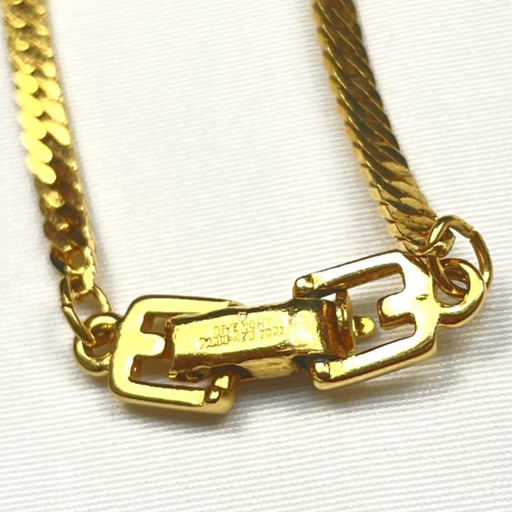 公式 超激レア 80s 刻印 ブレスレット ゴールド ヴィンテージ GIVENCHY