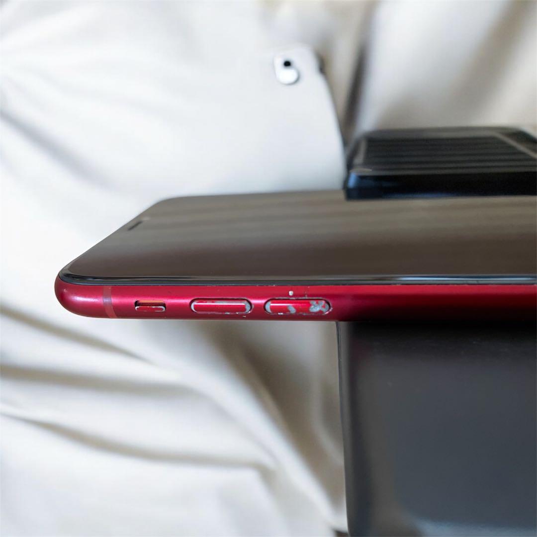 iPhoneXR 128GB color RED 画面割れ有り