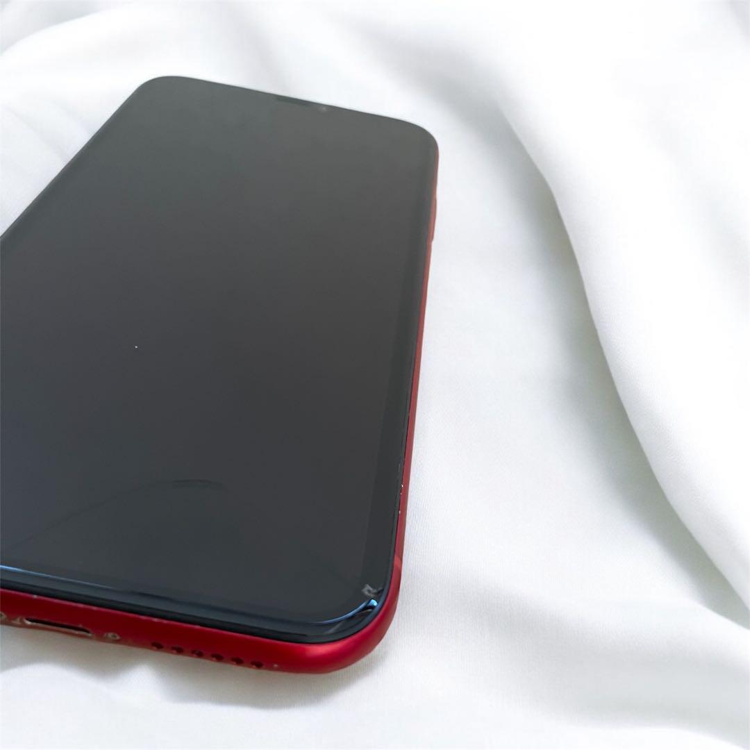 iPhoneXR 128GB color RED 画面割れ有り