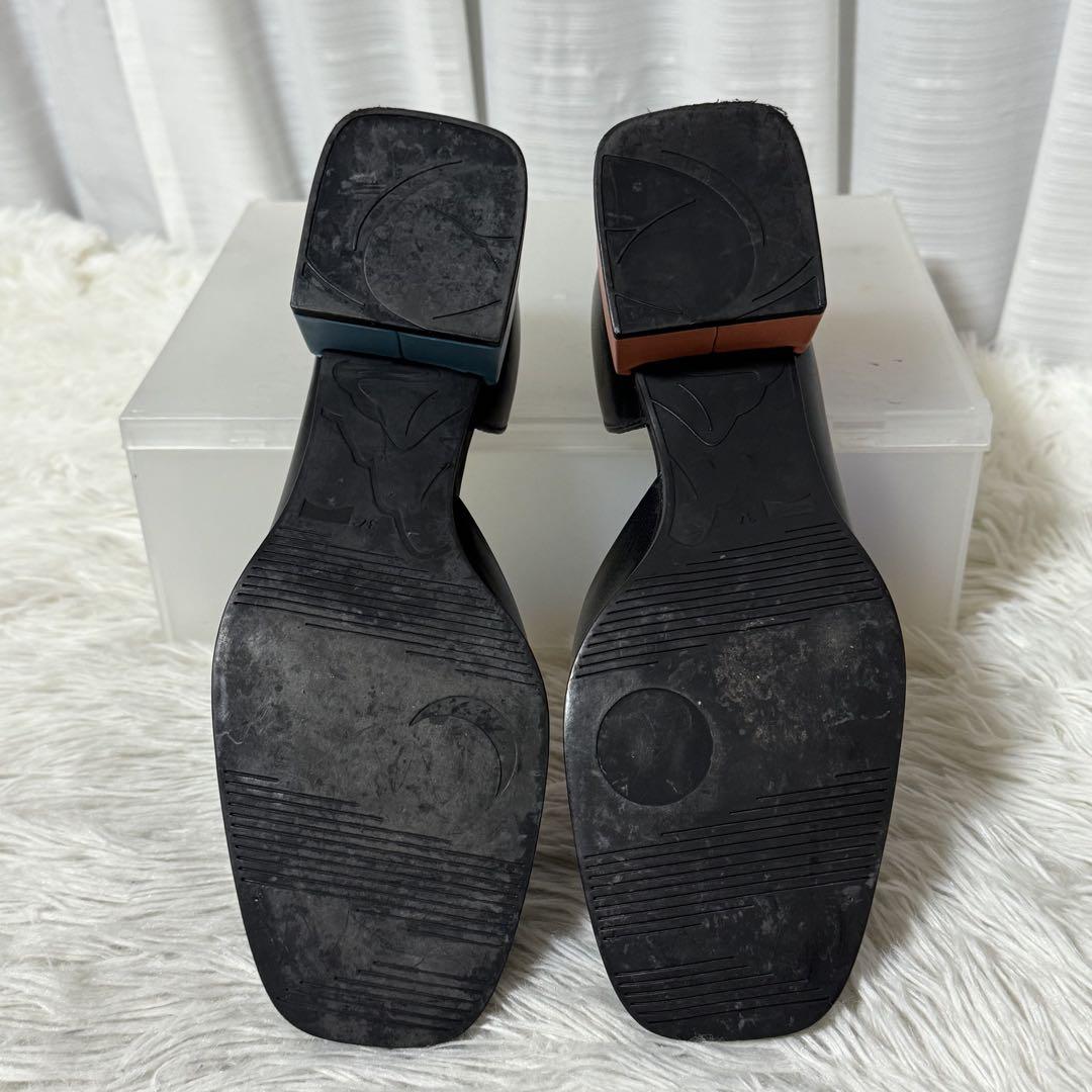 ⭐️極美品⭐️ カンペール TWINS パンプス ローヒール ブラック
