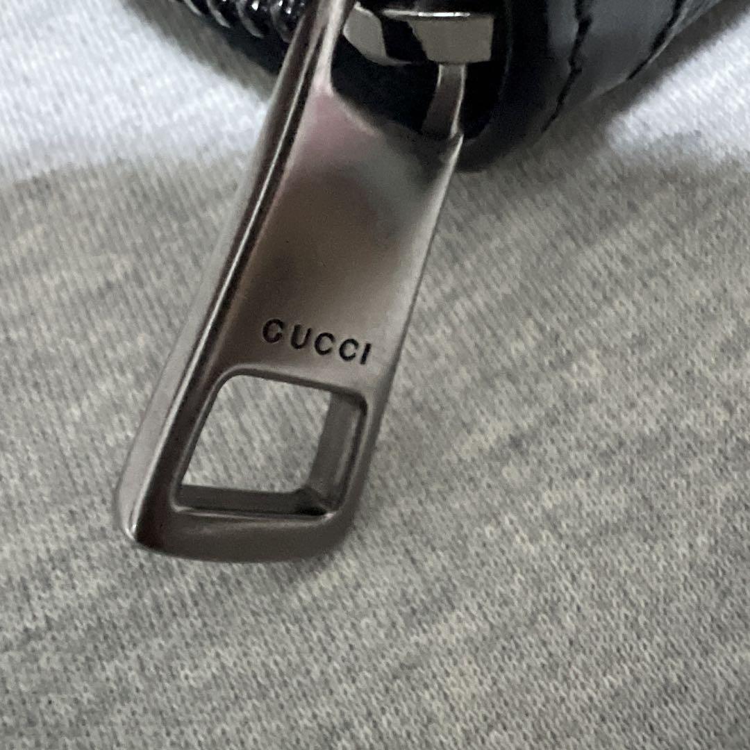 GUCCI ブラック GGパターン 長財布 大きめ仕様 美品