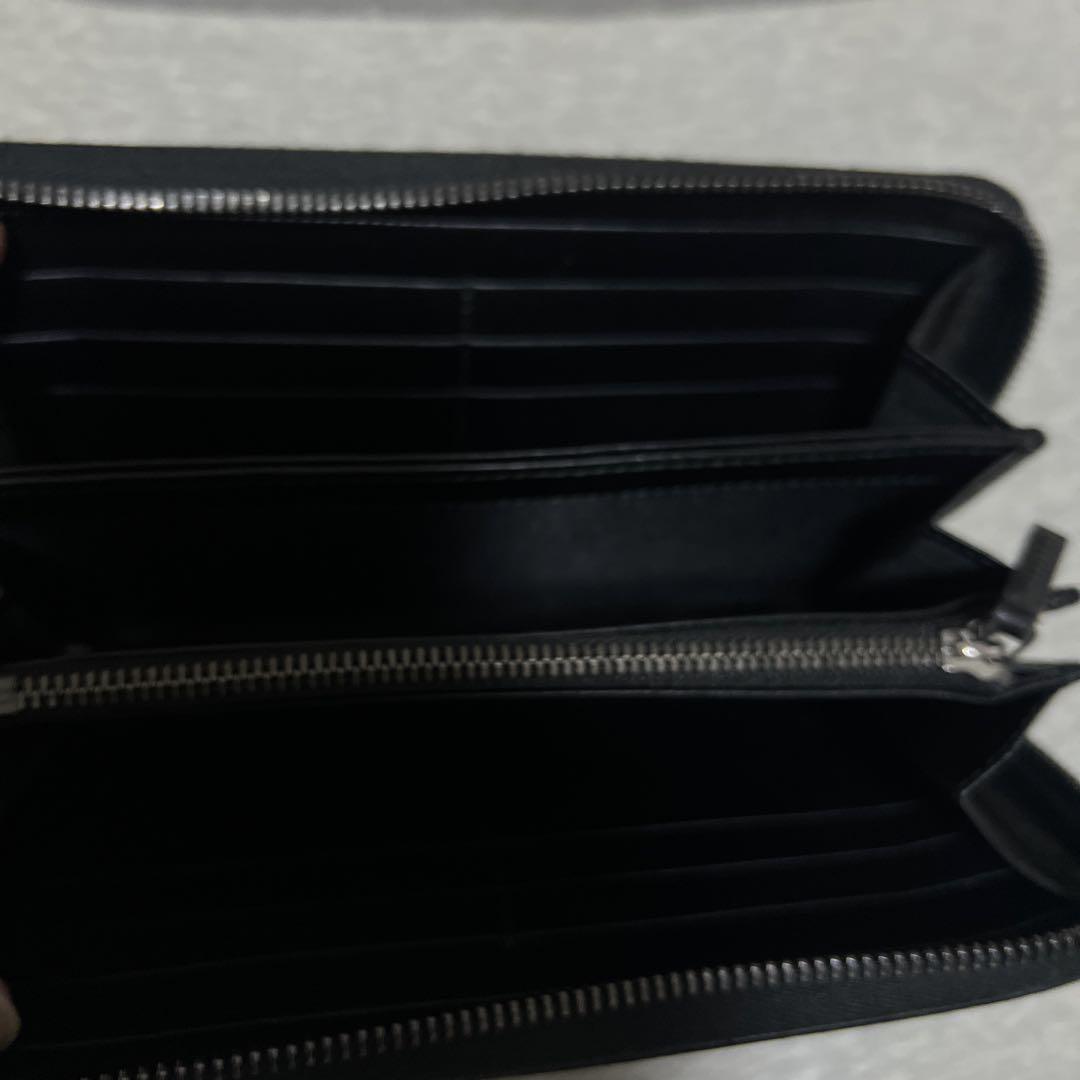 GUCCI ブラック GGパターン 長財布 大きめ仕様 美品
