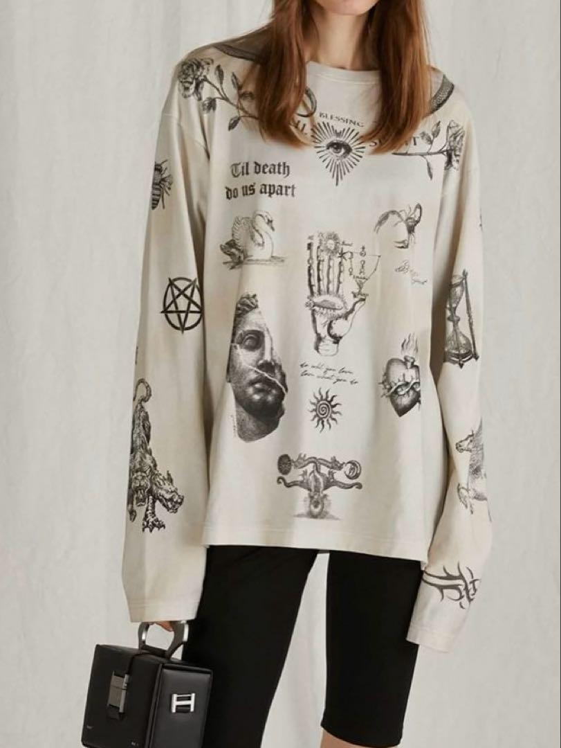 新品《PRANK PROJECT》Tatoo Printed TEE