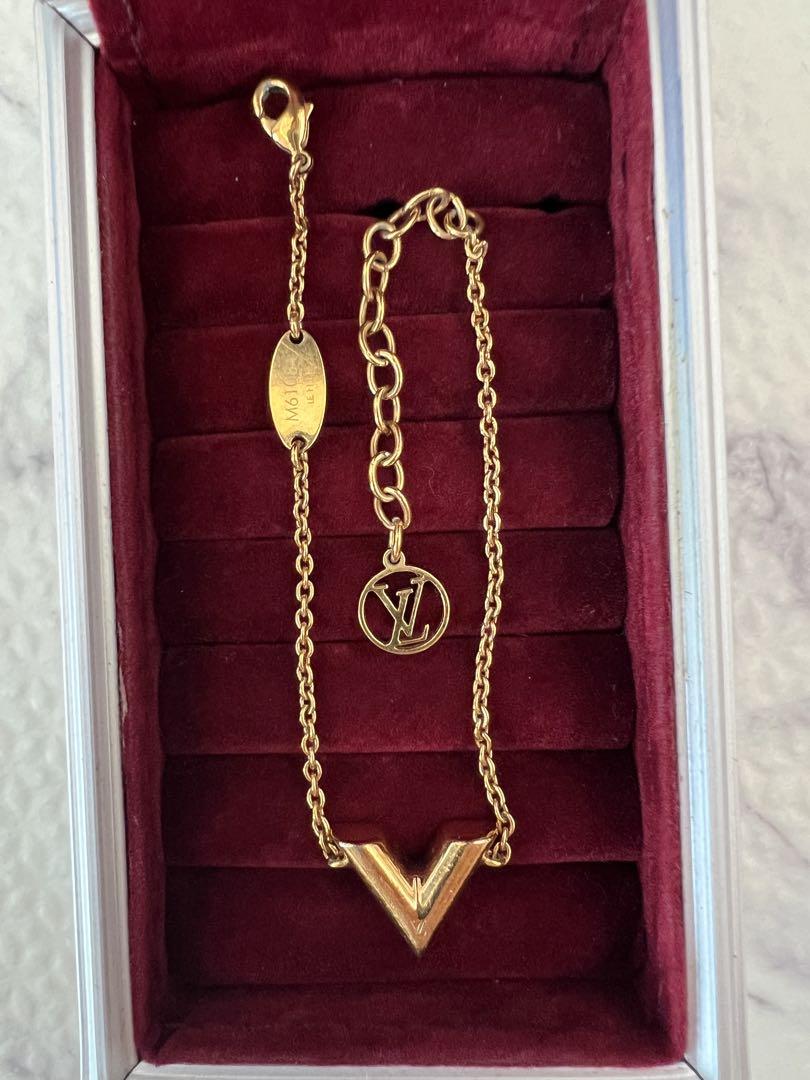 【限定販売】 Louis Vuitton＊ルイヴィトン＊V字型ブレスレット美品 アクセサリー