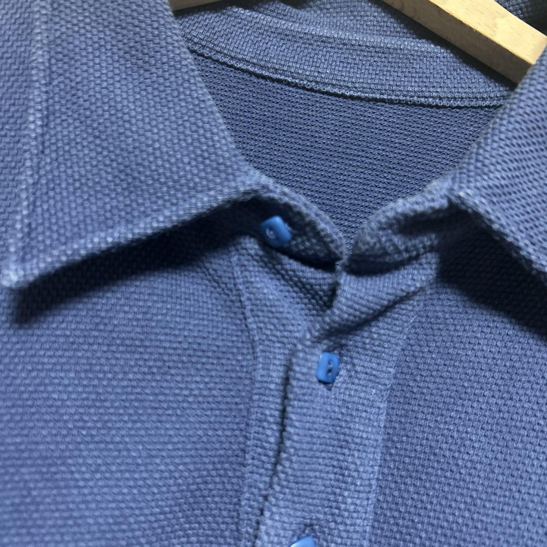 テンダーロインMOSS STITCH POLO NAVY M