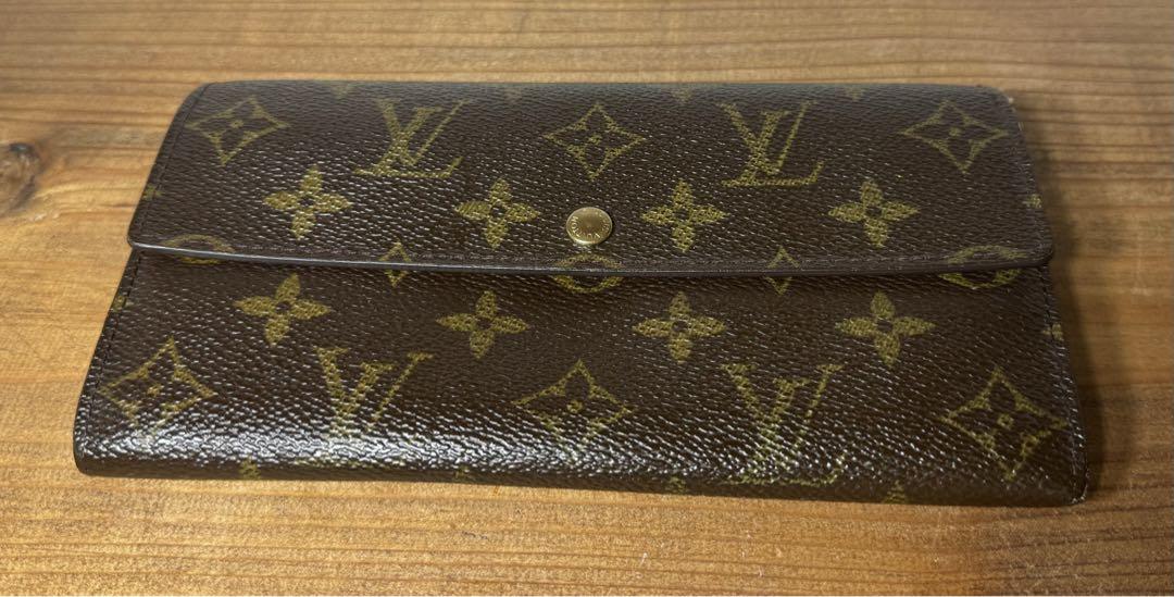 Louis Vuitton 二つ折り財布 ブラウン