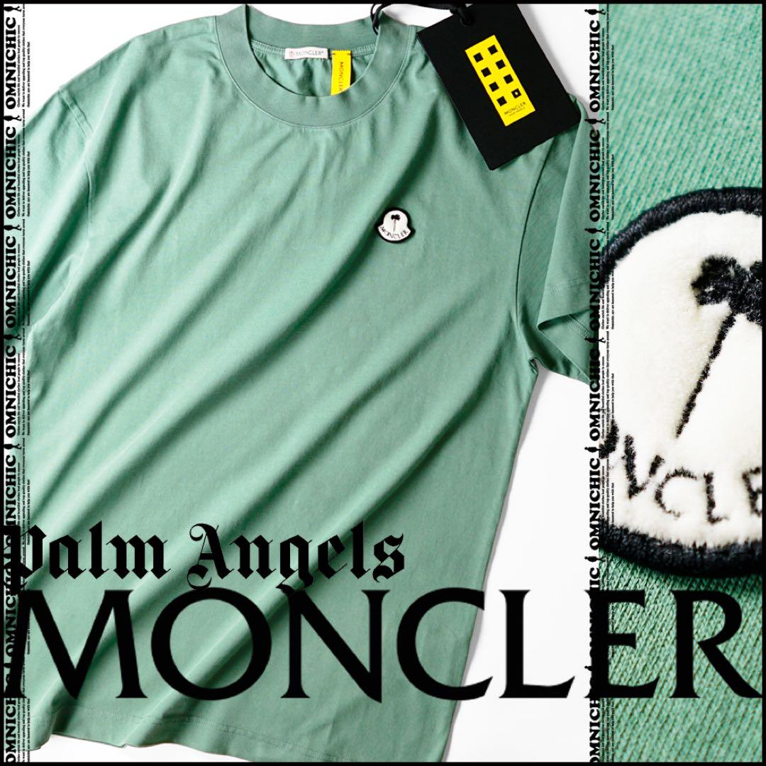 新品/国内MONCLER PALMモンクレールパームエンジェルスロゴTシャツM