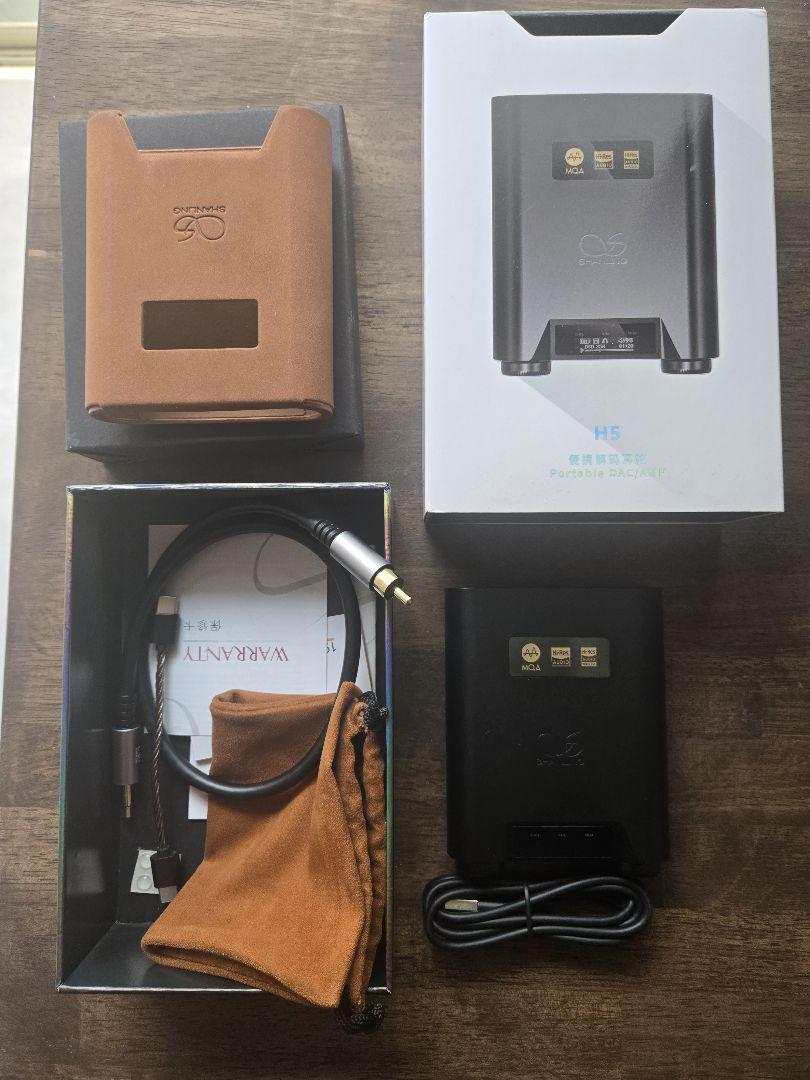 SHANLING H5 ブラック DAC/AMP レザーケース付き - メルカリ SHANLING H5 ブラック DAC/AMP レザーケース付き - メルカリ