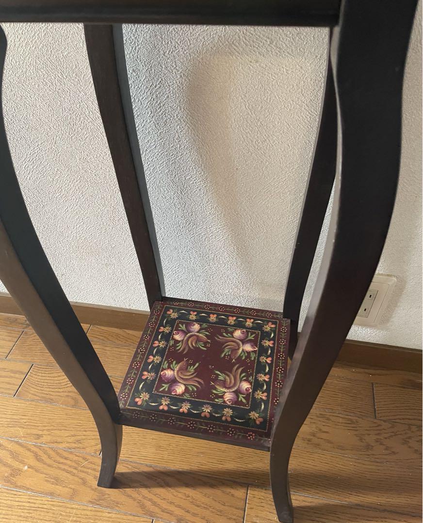 トールペイント作品　コンソールテーブル