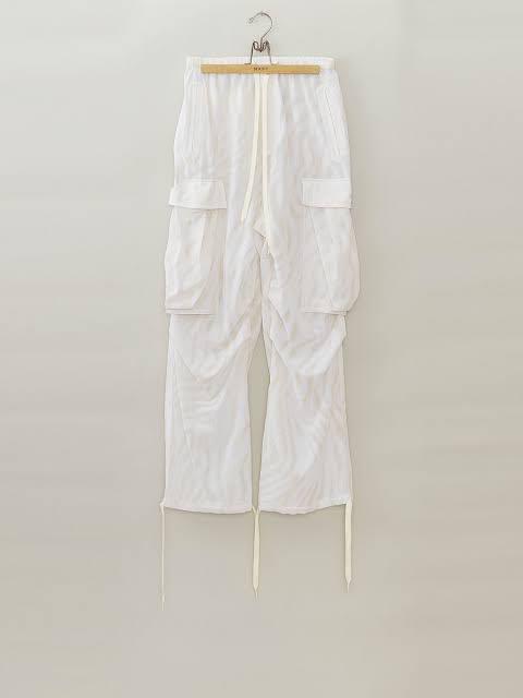 MASU 22ss SEE THROUGH OVER PANTS
