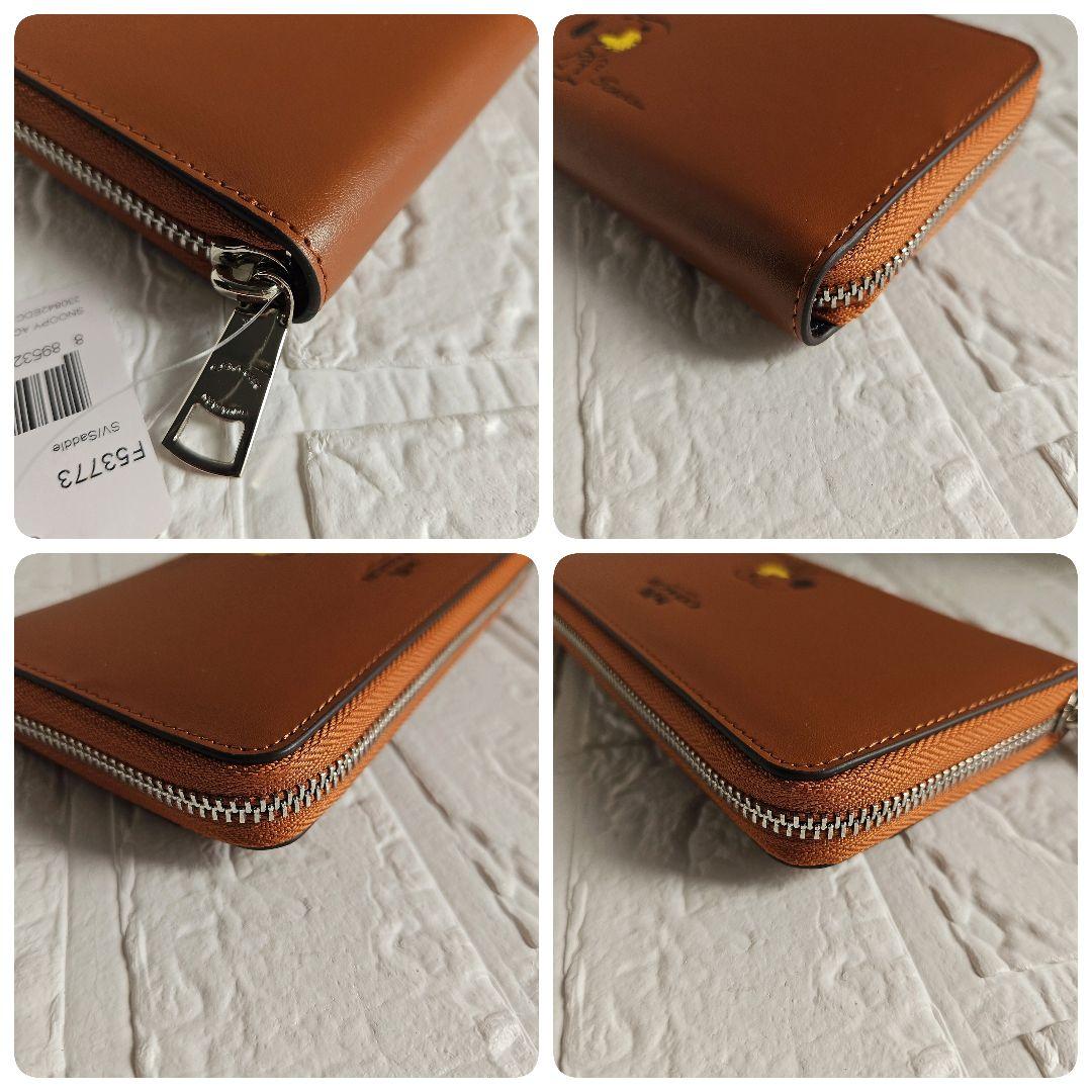【新品タグ付き】 COACH×スヌーピー 長財布 ブラウン