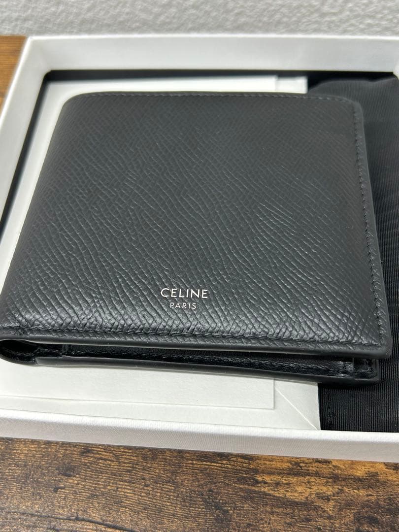 CELINE ブラック 二つ折り財布