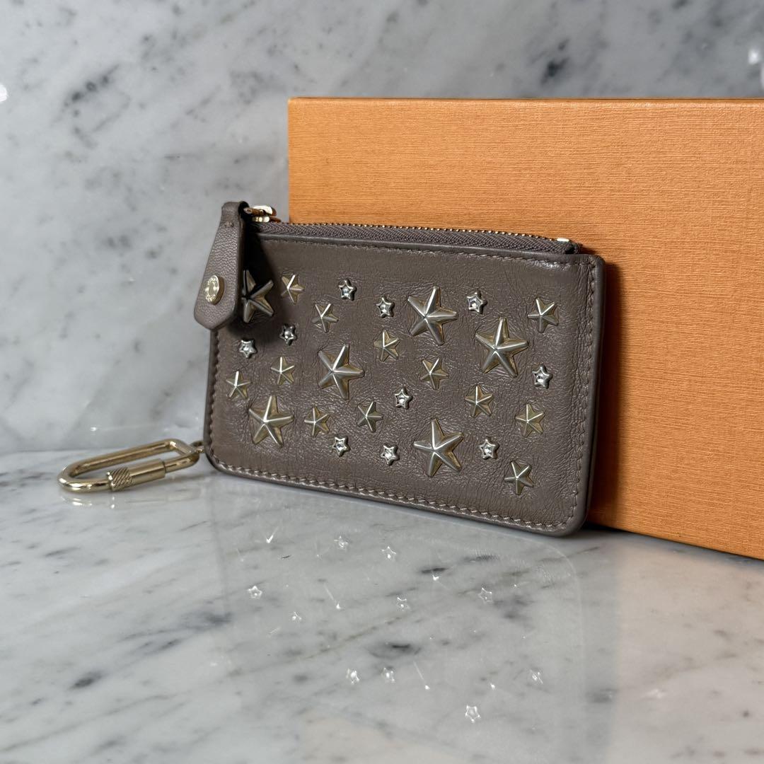 JIMMY CHOO ジミーチュウ コインケース 小銭入れ ジップ スター