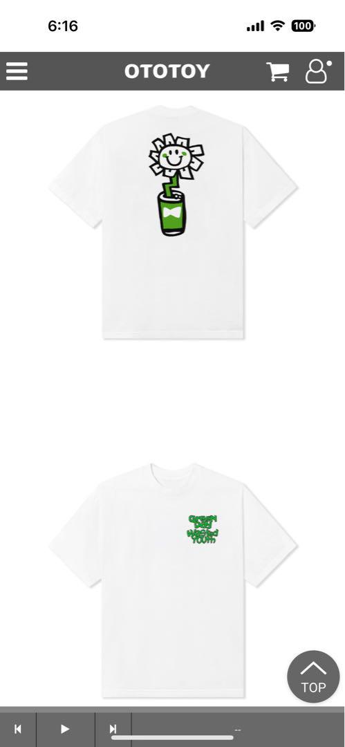 GREEN DAY VERDY コラボTシャツ 白 XLサイズ【ステッカー付