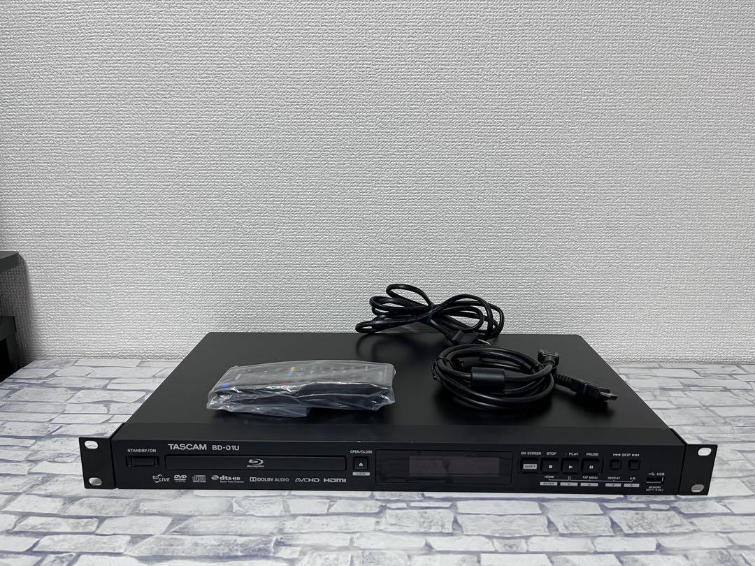 新品純正リモコン付き　TASCAM ブルーレイプレイヤー　BD-01U