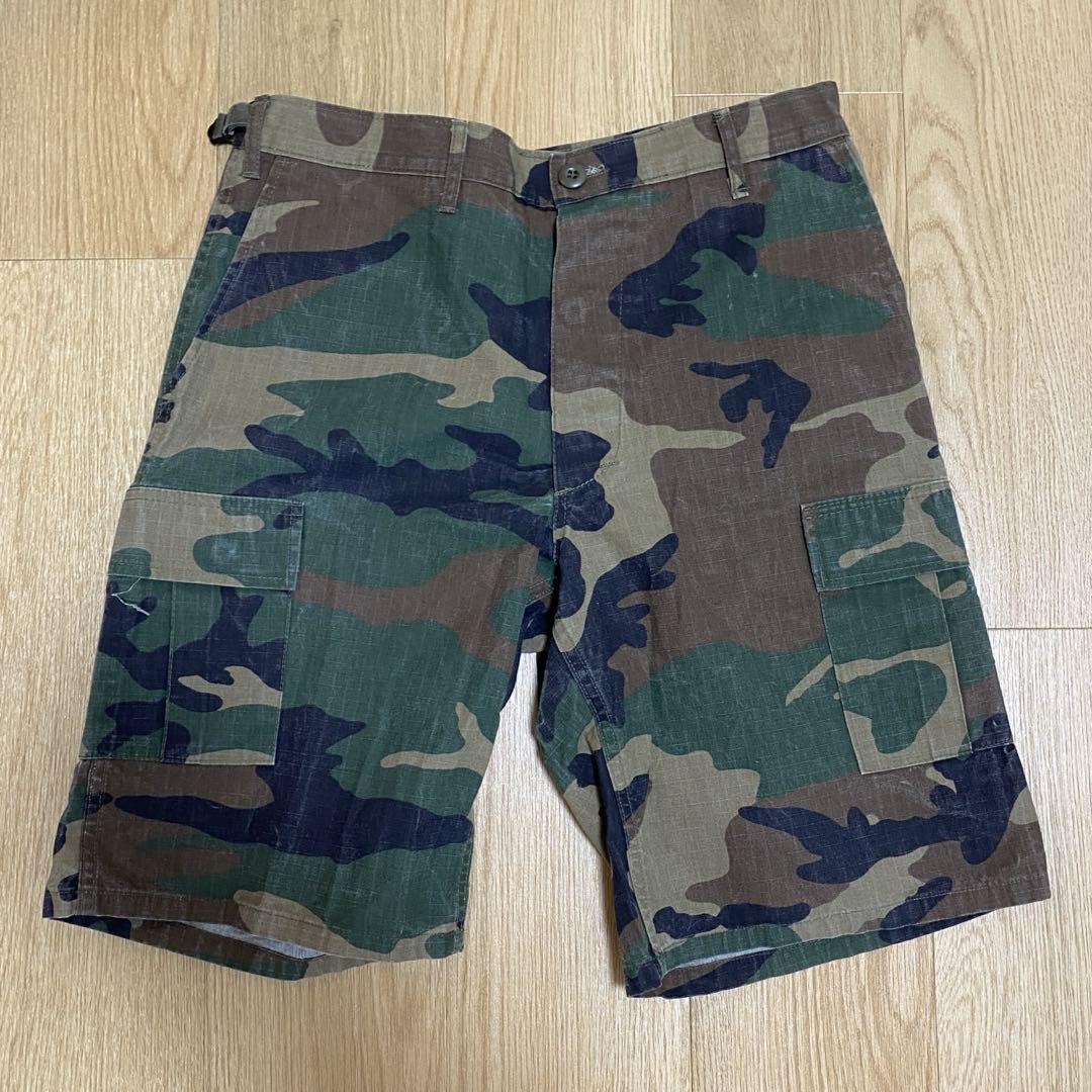 カモ柄 jorts ハーフパンツ カーゴ 迷彩 Y2K 00s マルチポケット
