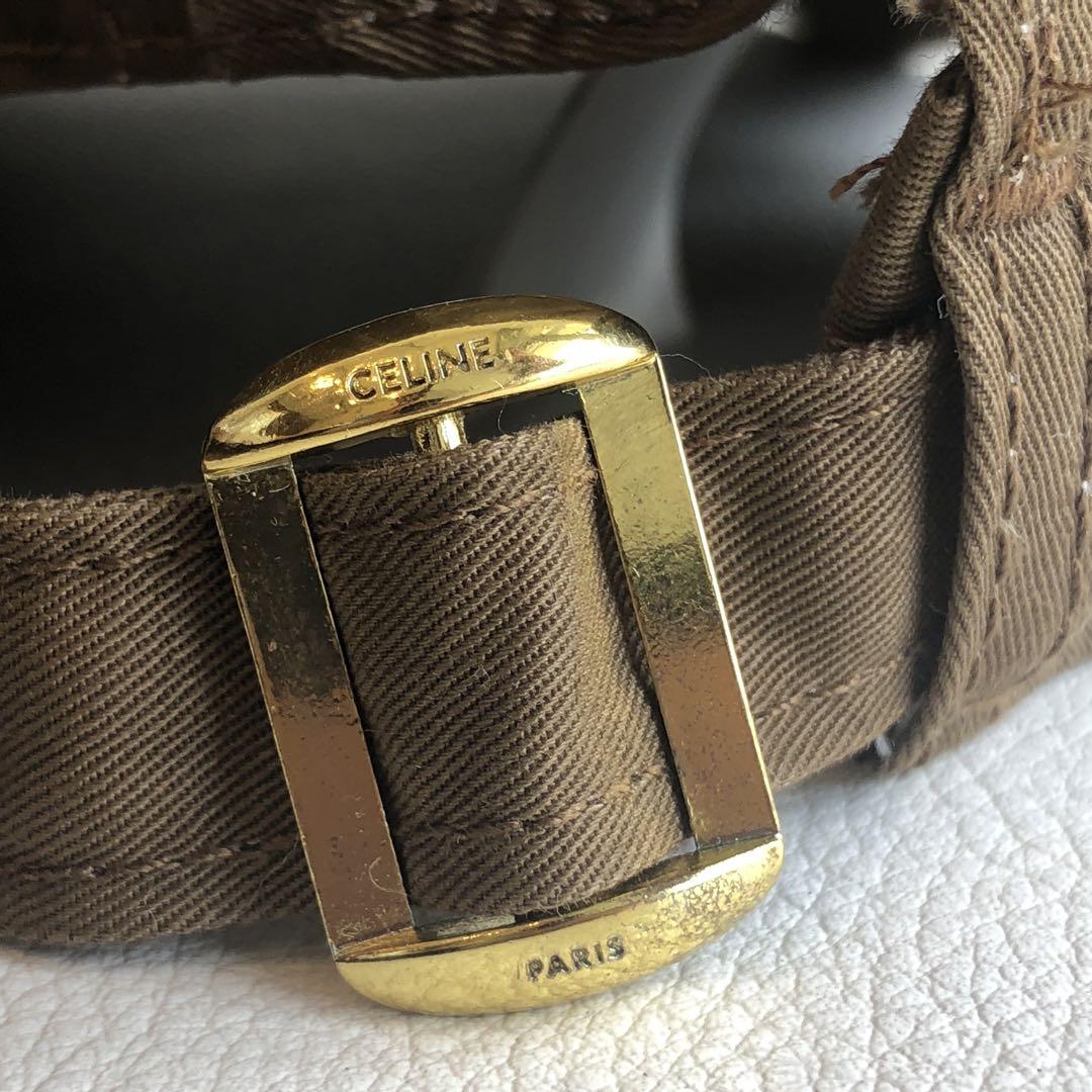 CELINE ブラウン ベースボールキャップ　20A2505