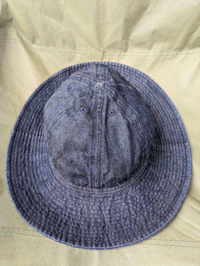 COMESANDGOES LINEN DENIM BALOON HAT