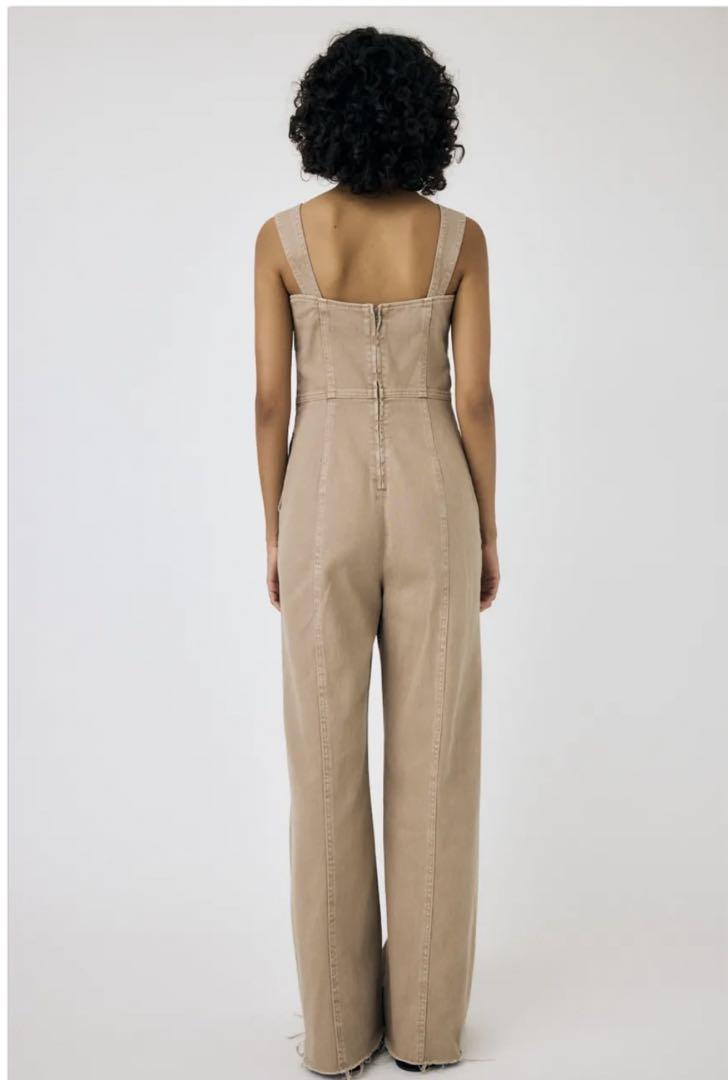 CORSET STRAP DENIM ジャンプスーツ MOUSSY マウジー