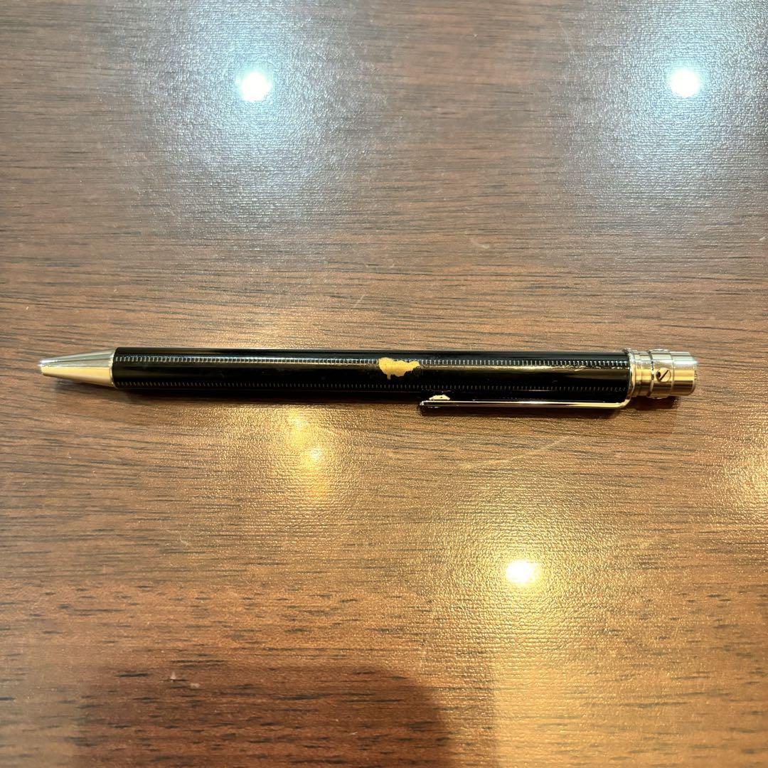Cartier カルティエ ボールペン ブラック/シルバーカラー サントス