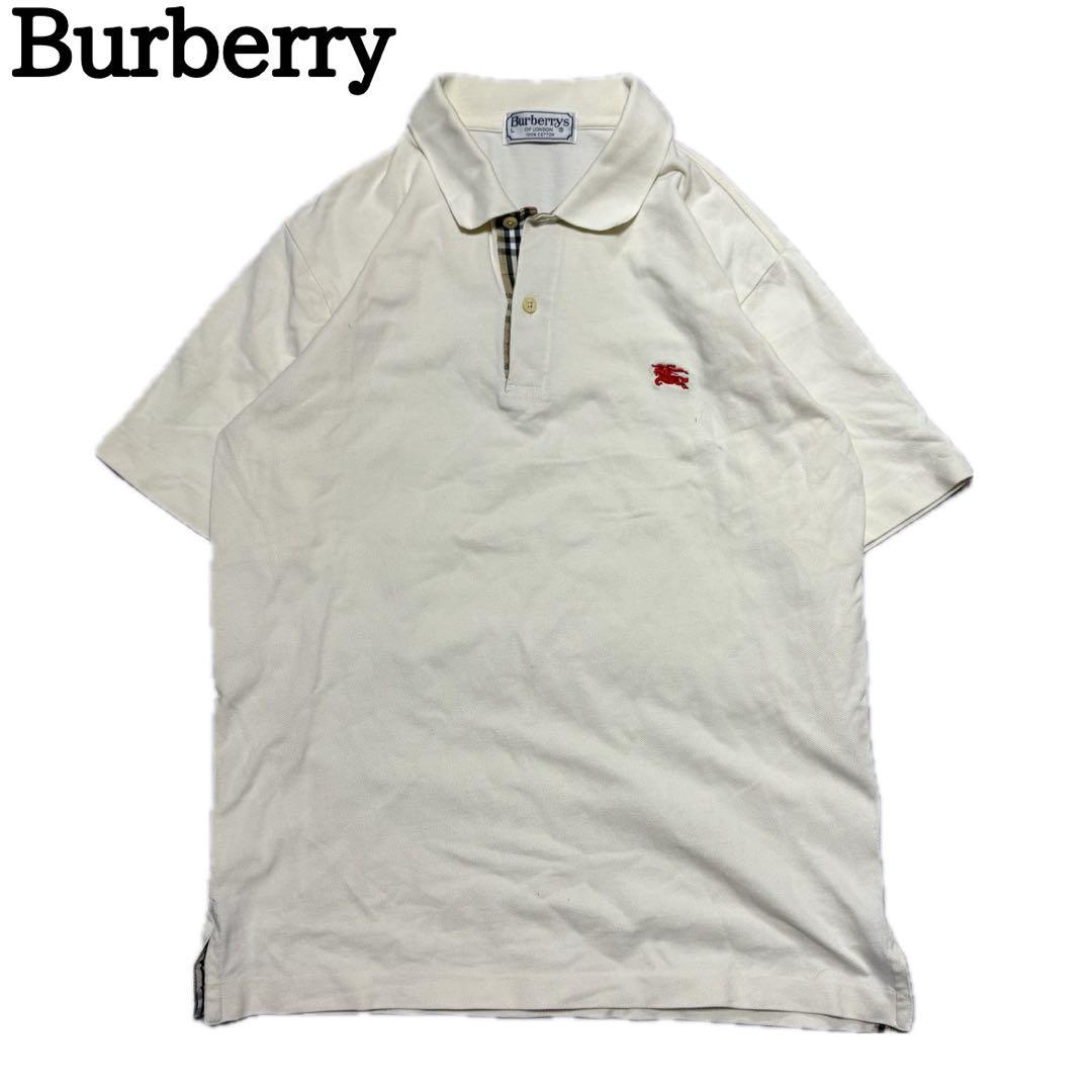 00s Burberry logo polo shirts y2k 白