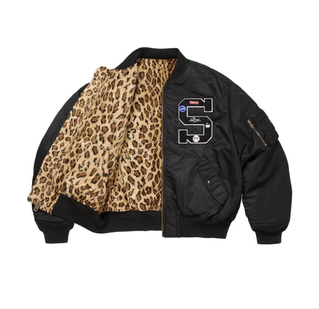 Supreme x GOODENOUGH Reversible MA-1 黒