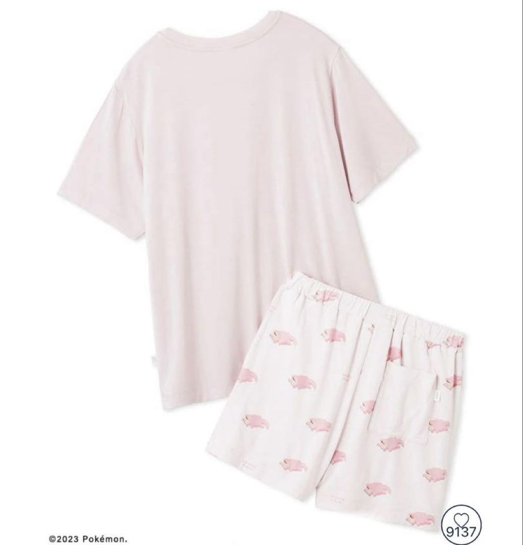 お*ち様 新品未開封　ジェラピケ ポケモン Tシャツ＆ショートパンツセット ヤド gelato pique（ジェラート ピケ） FAMILY 【ポケモンスリープ】T