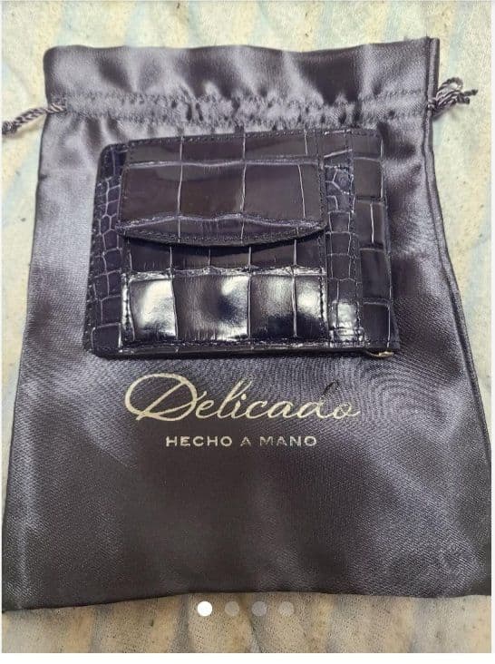 クロコ リザード マネークリップ 小銭入れ付 culto.pro