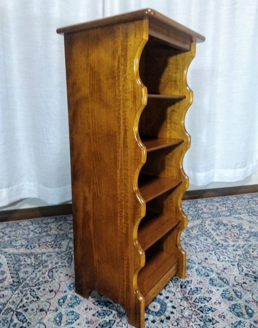 【美品】オールドカリモクKARIMOKU　　5段シェルフ　キャビネット　ラック