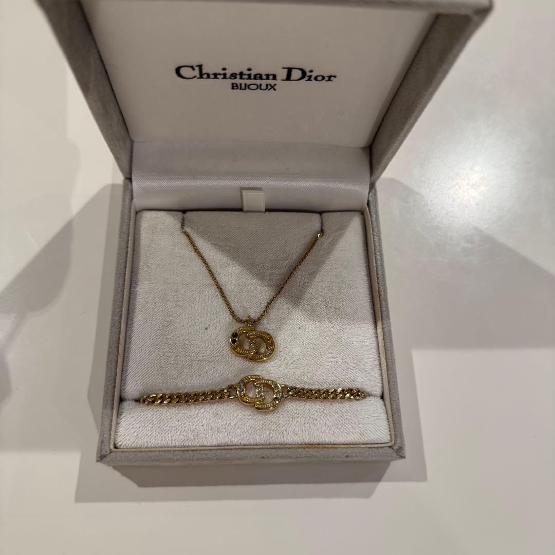 Christian Dior ネックレスとブレスレットセット