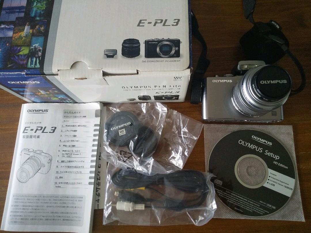 せんでした✑ 初心者 E-PL3 レンズキット SILVER NxyBQ-m12403945084 OLYMPUS E−PL3 レンズキ