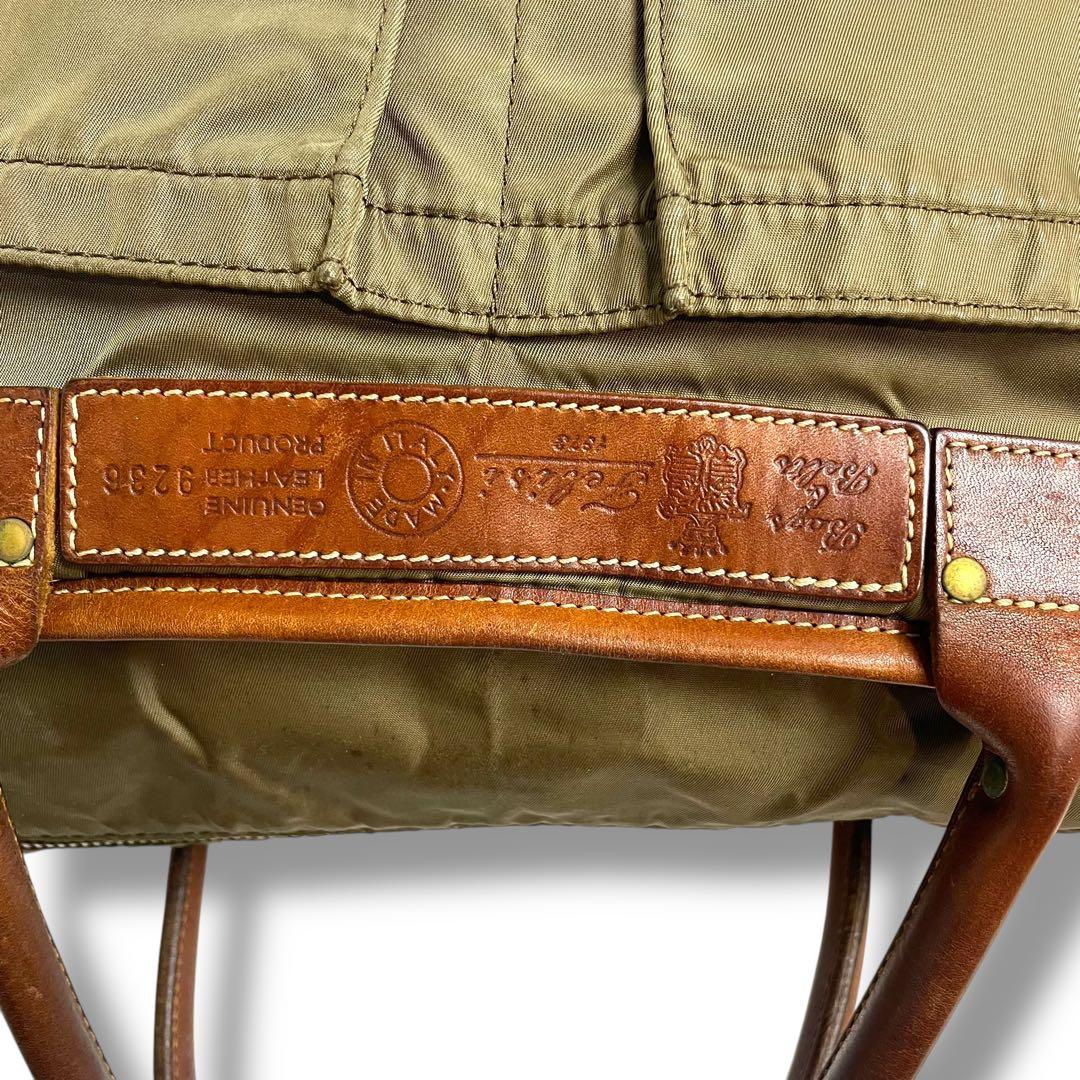 Felisi フェリージ ビジネスバッグ 緑 9236 ナイロン×レザー Felisi フェリージ ビジネスバッグ 緑 9236 ナイロン×レザー