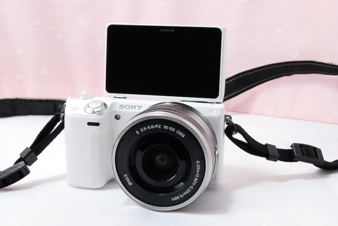 〓スマホ転送・自撮りOK〓SONY ソニー NEX-5R ミラーレス一眼♪