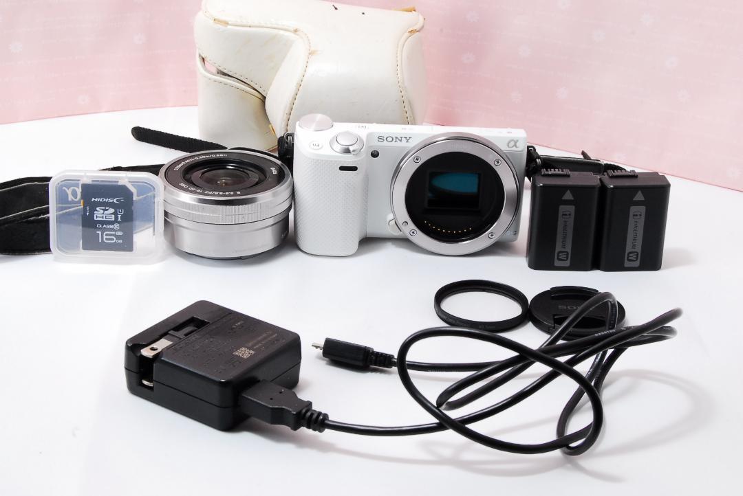 〓スマホ転送・自撮りOK〓SONY ソニー NEX-5R ミラーレス一眼♪