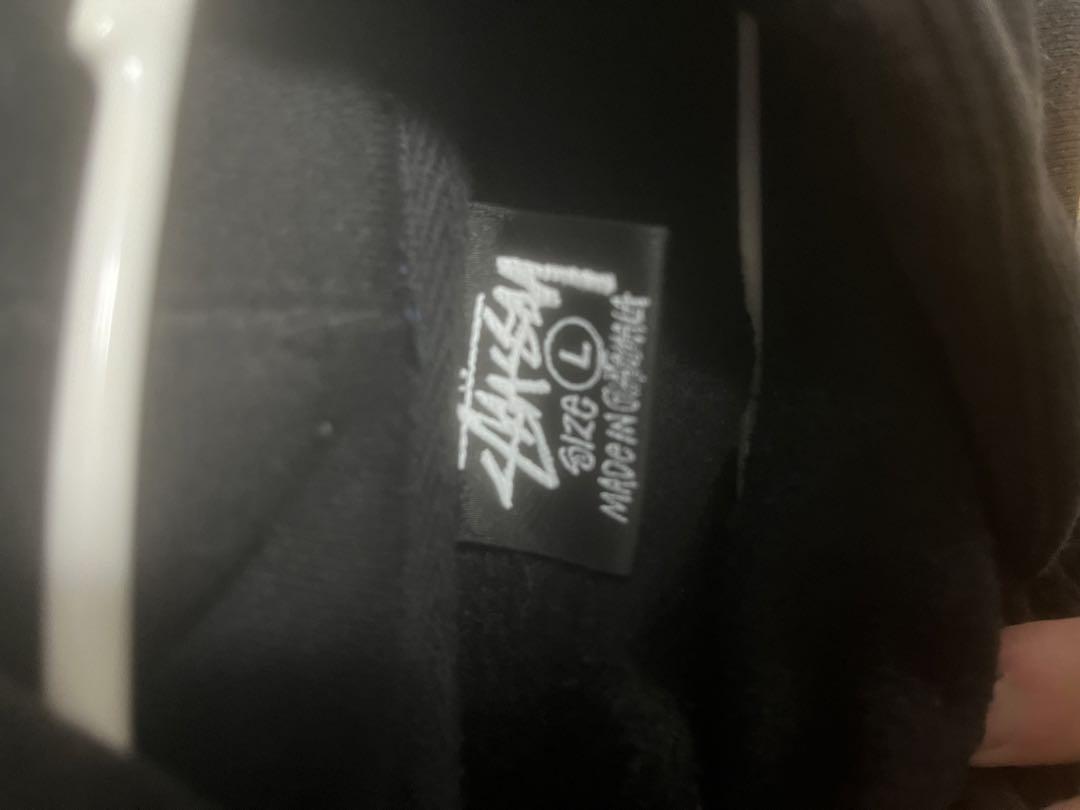 Stussy 黒 ビリヤードパーカー