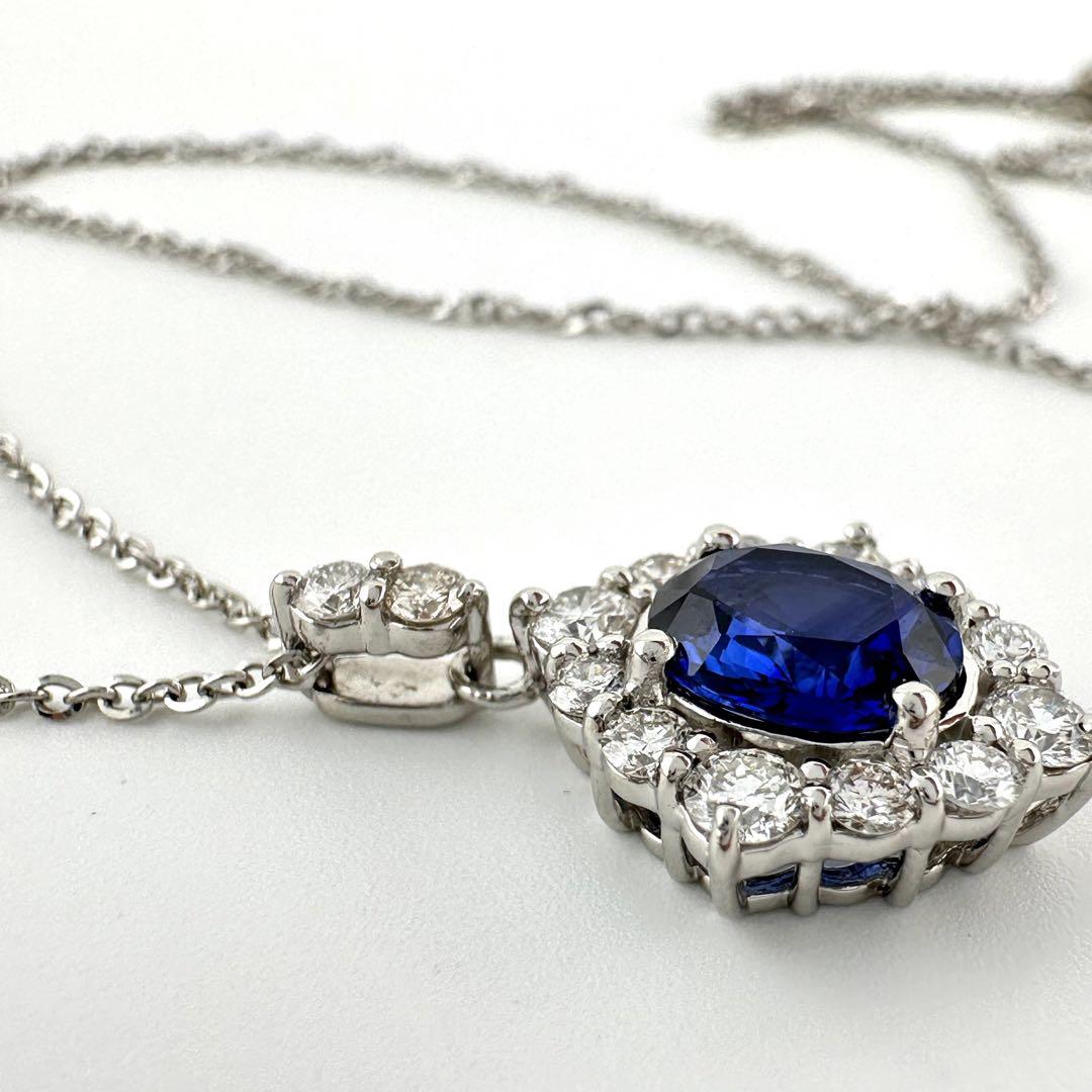 ソ付　ＰＴ　サファイア　1.161ｃｔ　ダイヤモンド　0.55ｃｔ　プラチナ