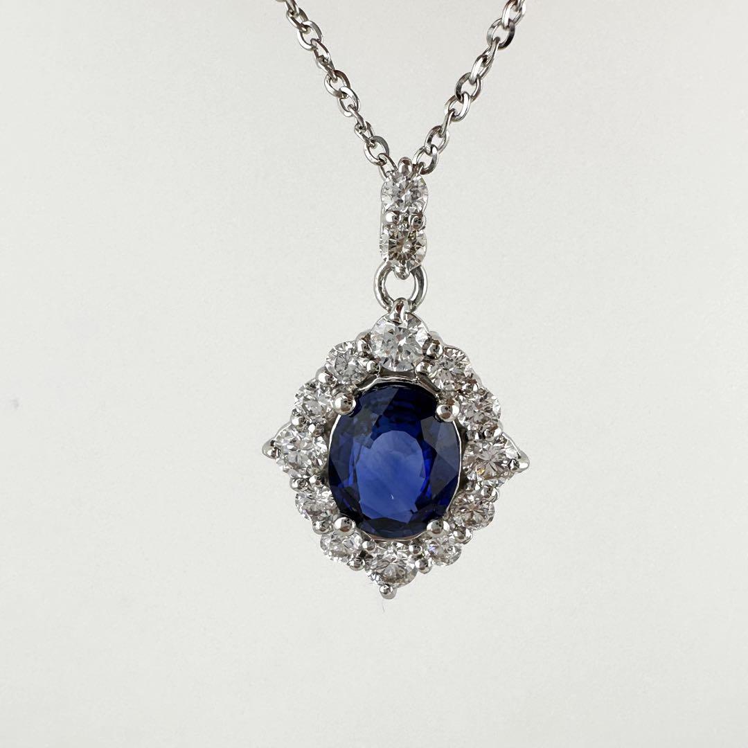 ソ付　ＰＴ　サファイア　1.161ｃｔ　ダイヤモンド　0.55ｃｔ　プラチナ