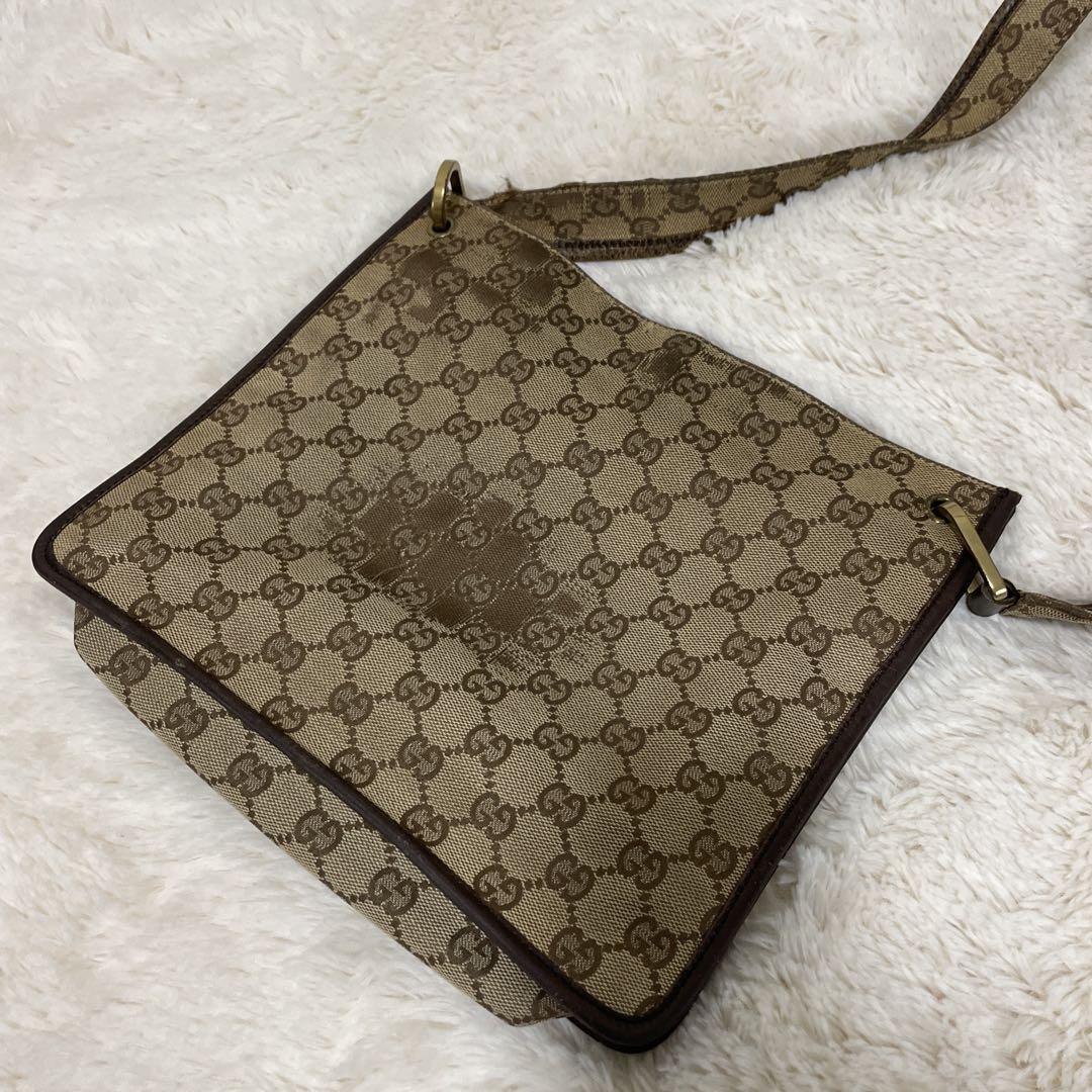 GUCCI ショルダーバッグ GG柄 ロゴ オールドグッチ かわいい