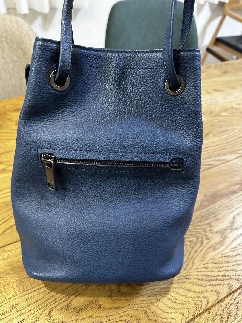 【美品】フジカタ　エキストラソフト ポーチ　ブルー色　定価4.4万
