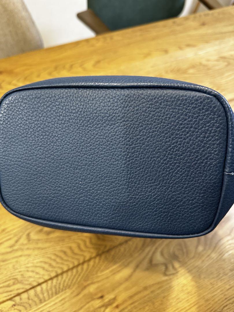 【美品】フジカタ　エキストラソフト ポーチ　ブルー色　定価4.4万