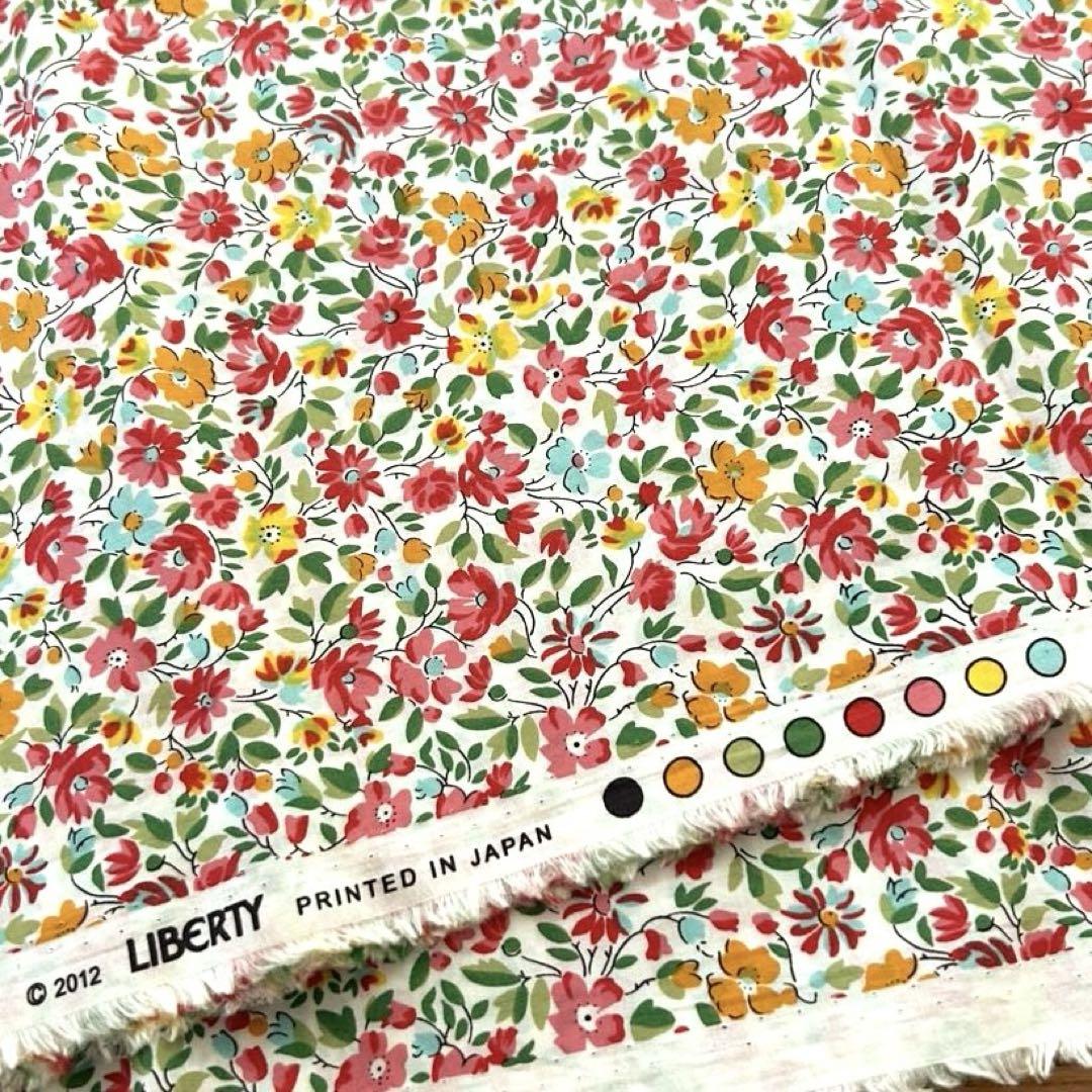 LIBERTY タナローン 花柄生地 ハンナローズ 約2m 日本プリント