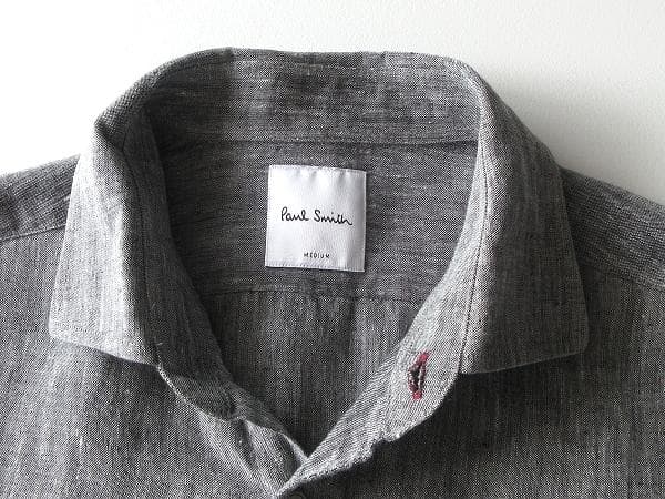 トップ金ボタン リネンシャツ