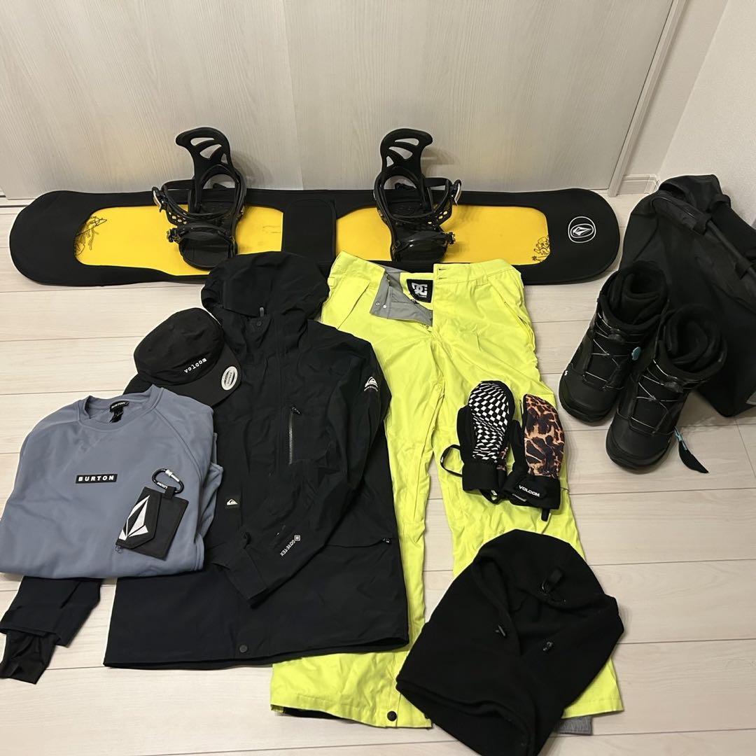 kun binさん専用 スノーボードセット VOLCOM 初心者 kun binさん専用 スノーボードセット VOLCOM 初心者