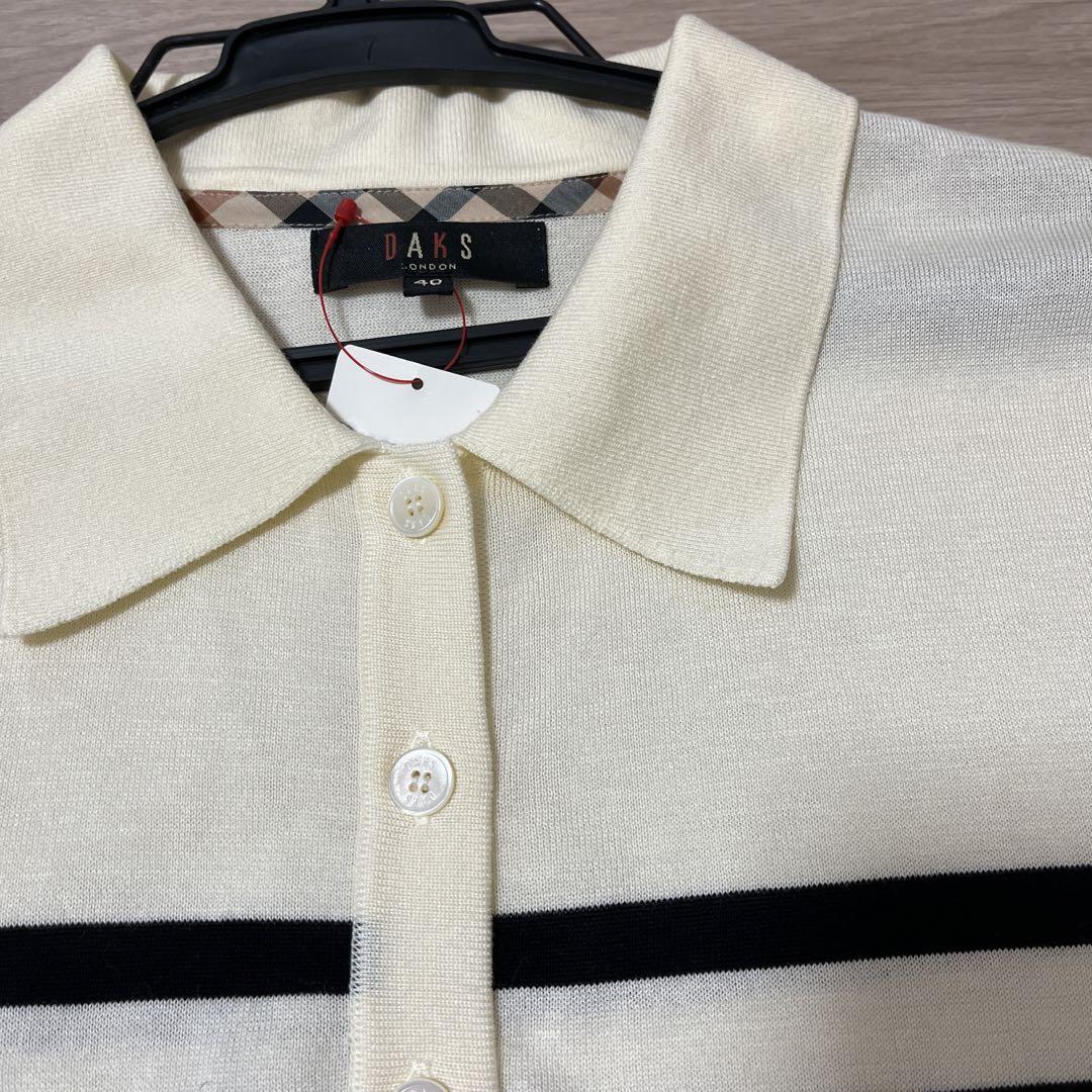 世界を買える 海外ブランド ボーダー DAKS ポロシャツワンピ メルカリ - サイズ40 チュニック トップス