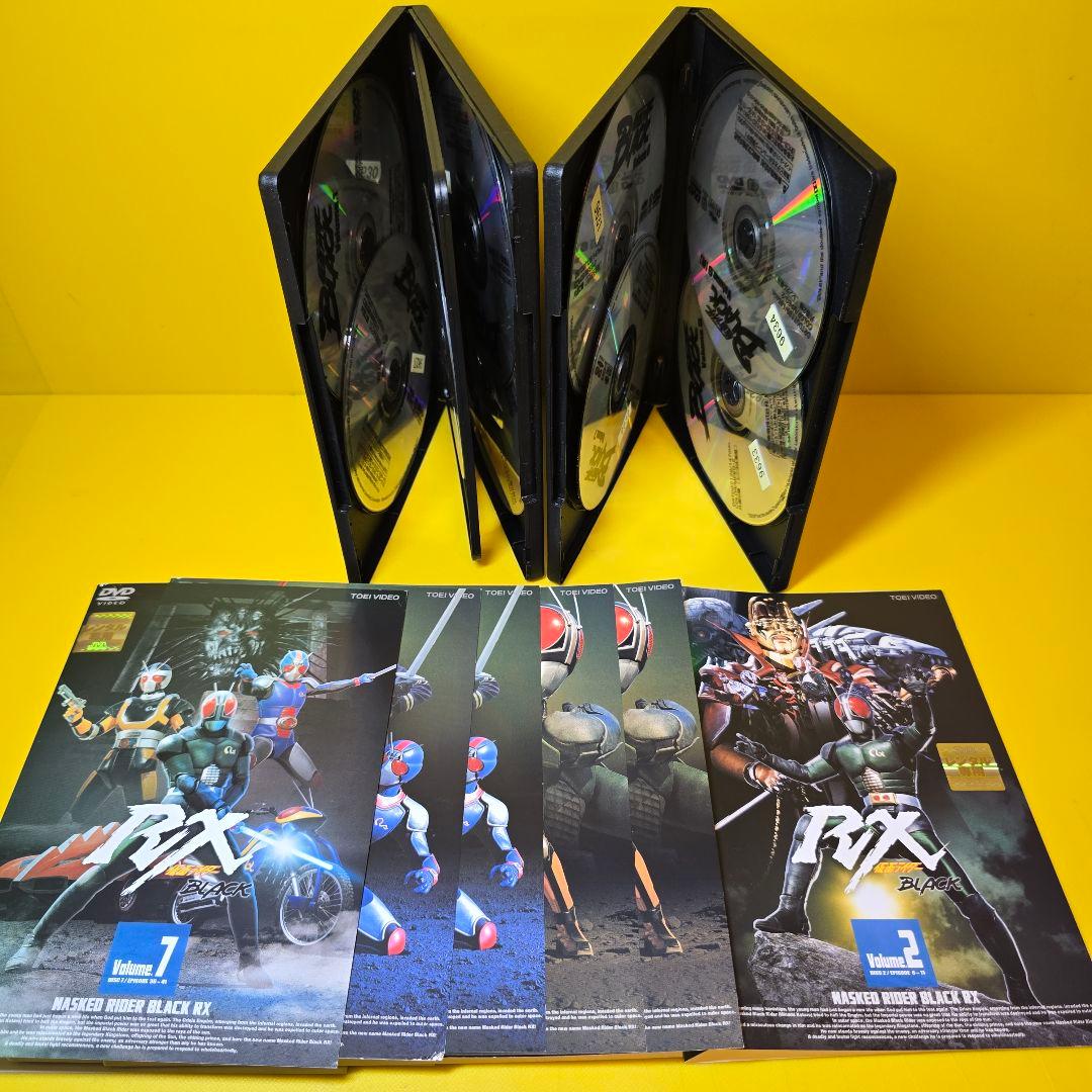 新品ケース交換済み 仮面ライダーBLACK／RX DVD全17巻セット